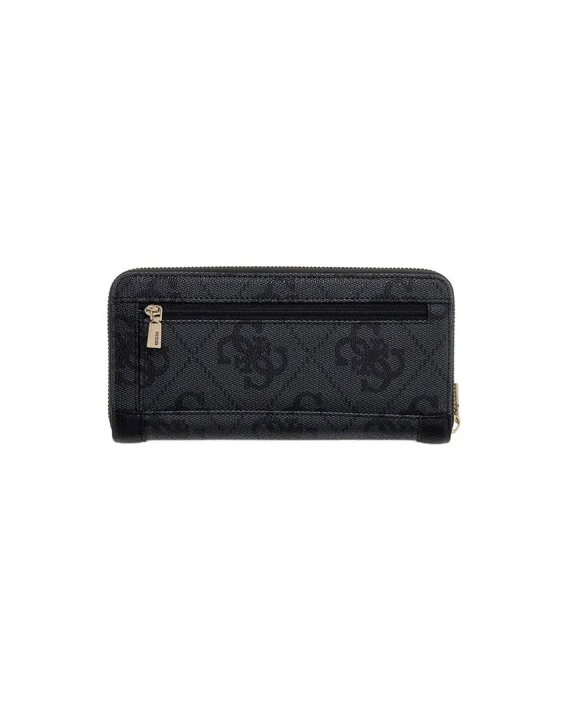 Guess Women's Wallet Coal Logo Polyurethane Bags Black