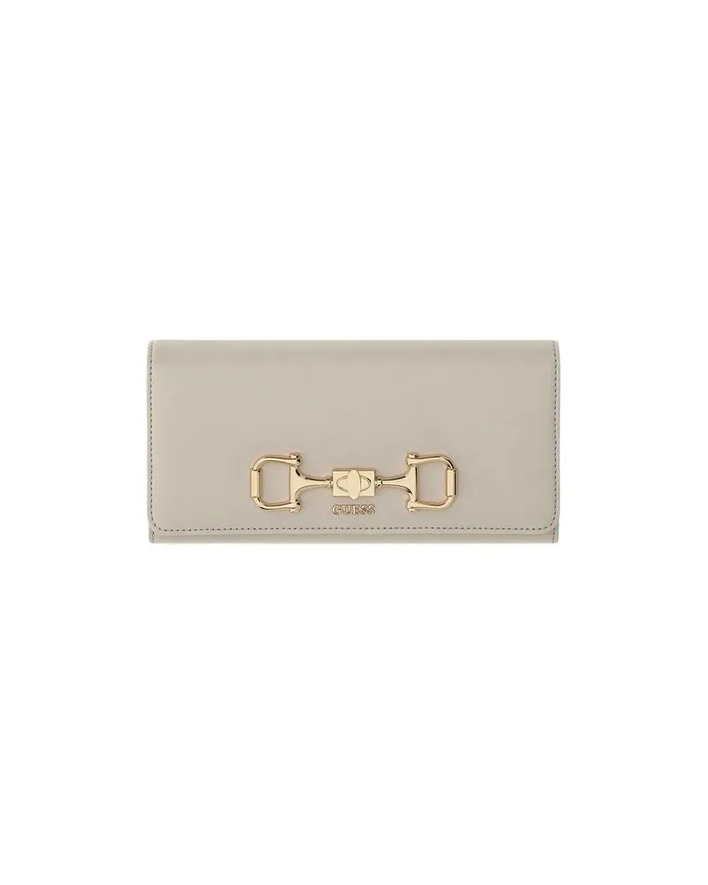 Guess Women's Wallet Stone Polyurethane Bags Beige