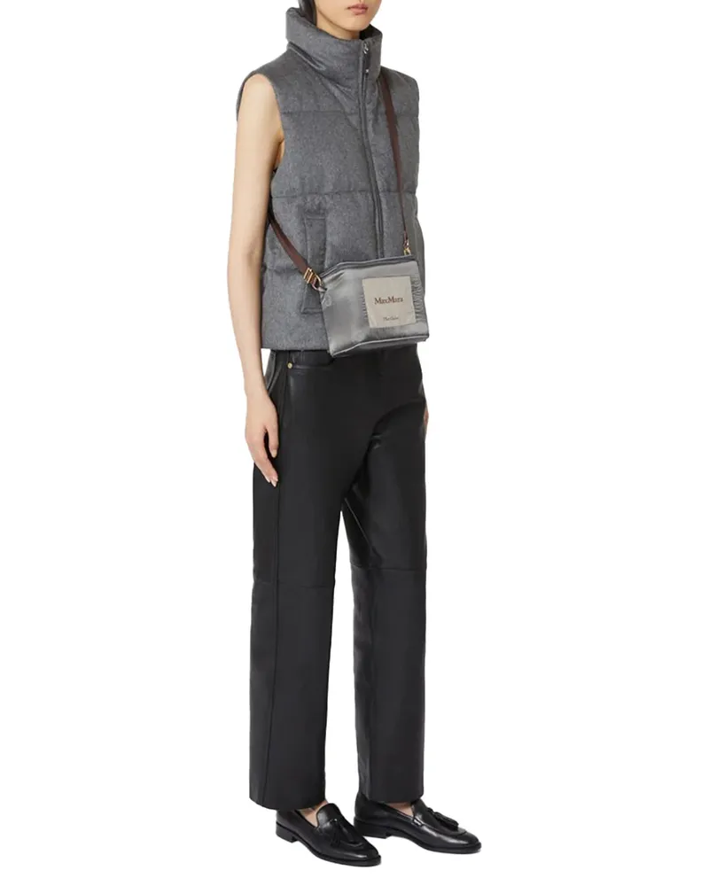 Max Mara Mtcamoroso Vest — Gray Gray