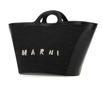 Women's Tropicalia Top Handle Bag Black Body Cotton Polyamidenylon