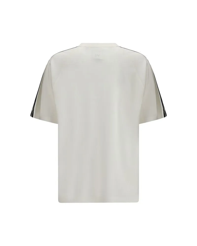 Y-3 3-Stripes Lyocell T-Shirt — Beige Beige
