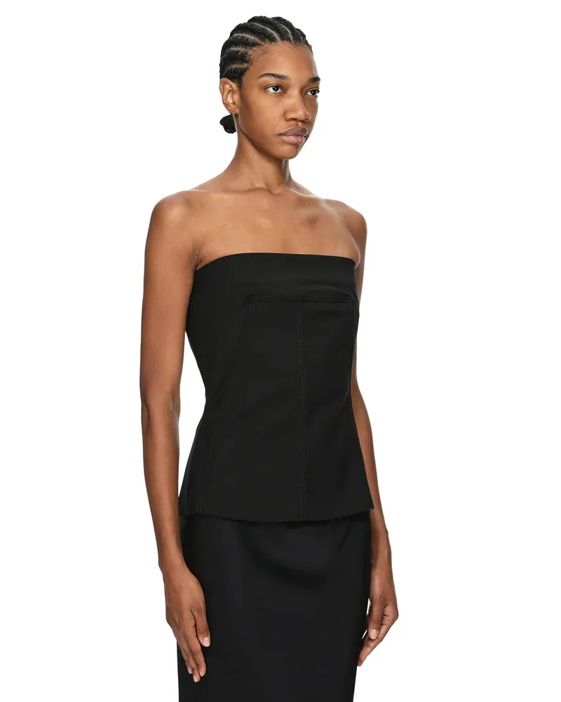 Rick Owens Women's Top Bustier Noir Black Black