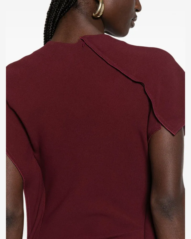 Victoria Beckham Women's Dress Victoria Red Viscose Red