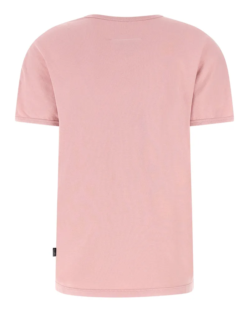Maison Margiela Women's Multicolor Cotton T-Shirt Pink
