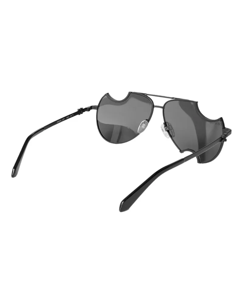 OFF-WHITE OERI071S23MET0011007 Sunglasses — Black Black