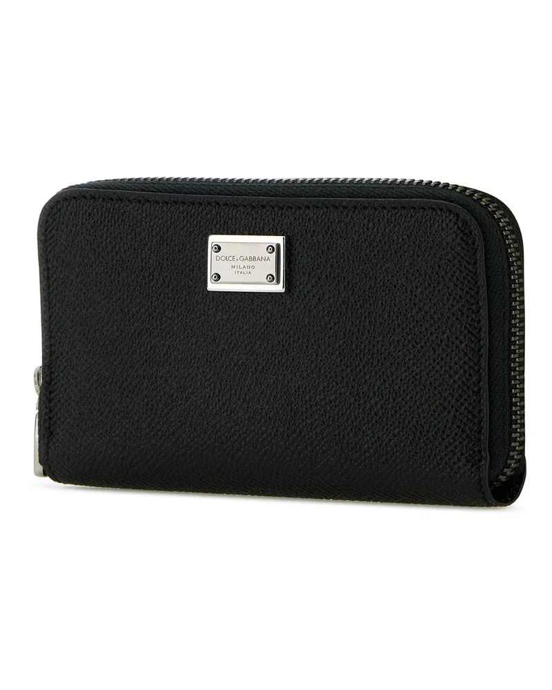Dolce & Gabbana Men's Slg Nero Vitello Vi+vitello Portafogli Wallet Black