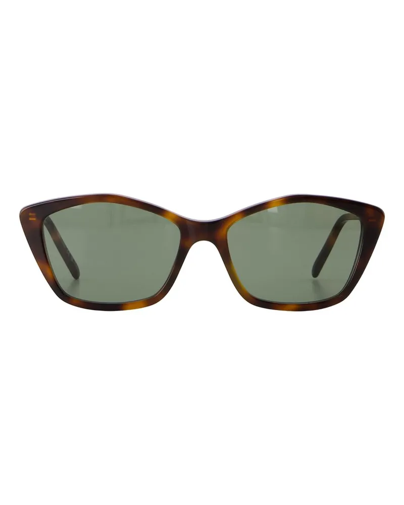 Saint Laurent Women's Sl Sunglasses Brown Acetate Brown