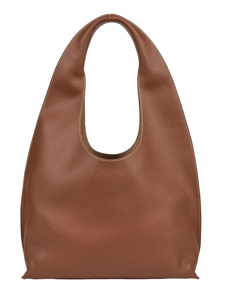A.P.C. Women's Shoulder Bag La Neige Hazelnut Cad Cowhide Brown