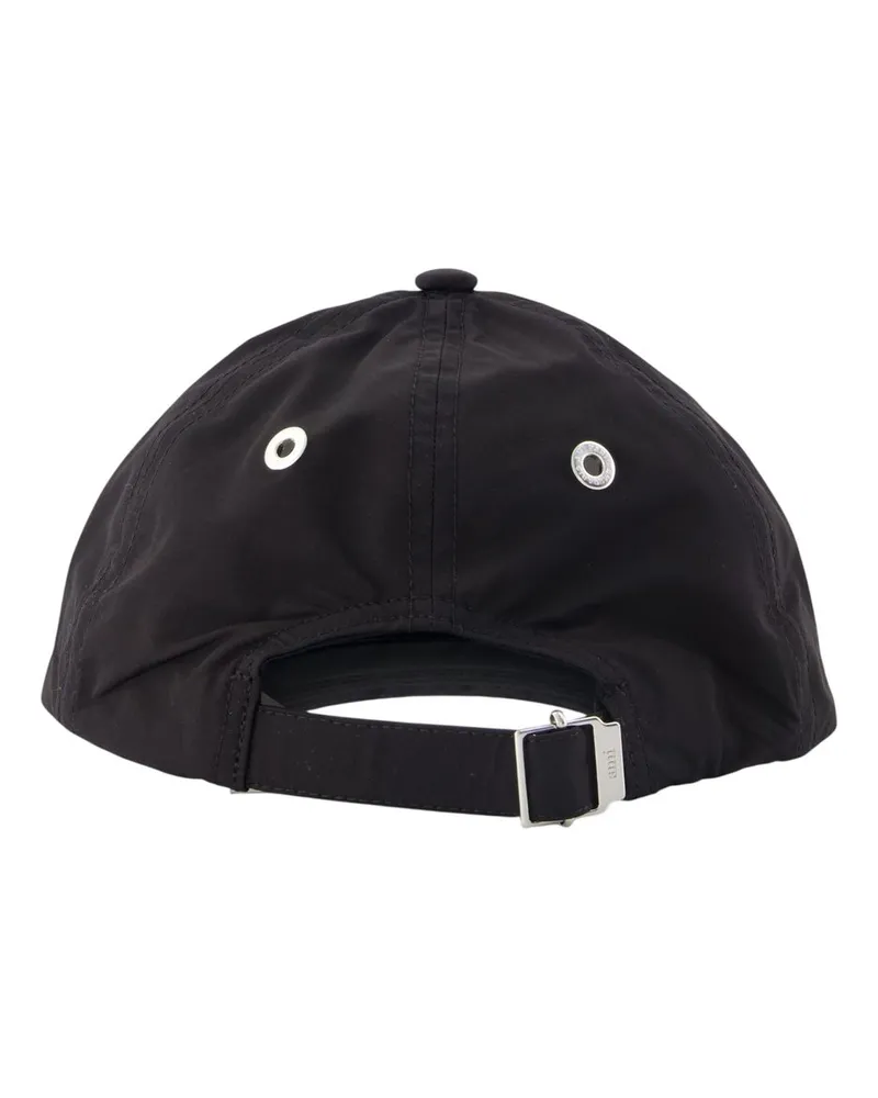 AMI Paris UCP268.PL0117-001 Studded Cotton Baseball Cap — Black Black