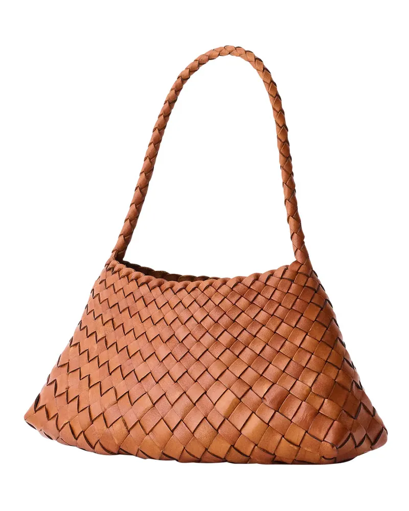 Dragon Diffusion Women's Shoulder Bag Rosanna Leather Brown Brown