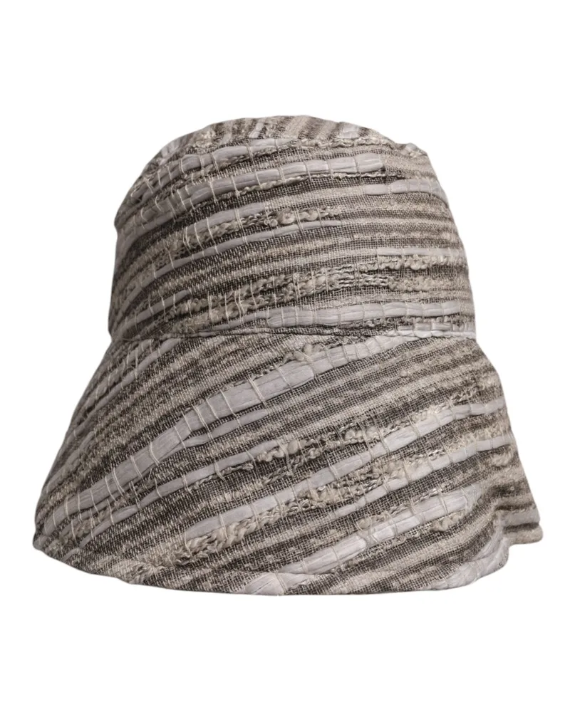 Dolce & Gabbana Men's Multicolor Stripes Cotton Bucket Cap Accessory Multicolor