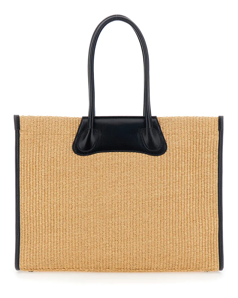 Vivienne Westwood Women's Tote Bag Troy Beige Cotton Handbags Hand Beige