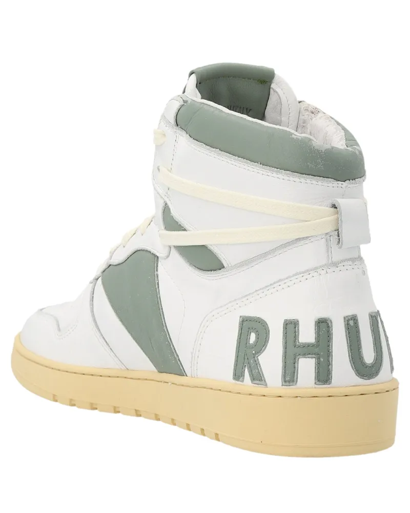 RHUDE Rhecess Hi Sneaker — white White