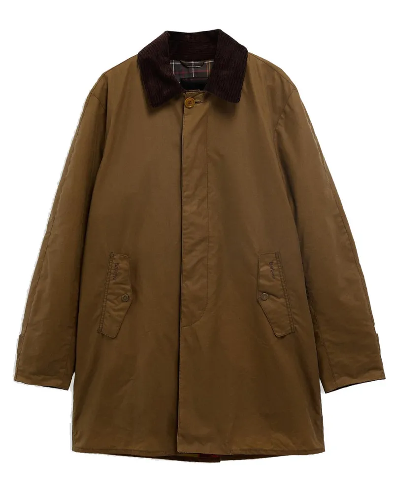 Baracuta Cotton Trench Coat — Brown Brown