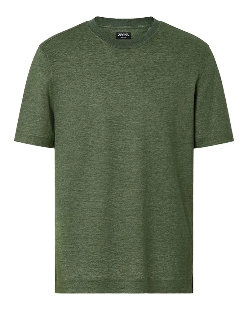 Ermenegildo Zegna Linen T-Shirt — Green Green