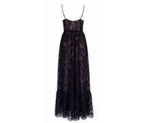 Long Lace Dress — Blue