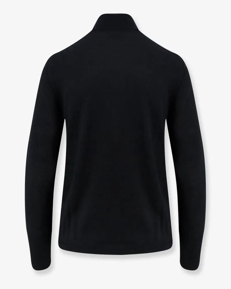 ASPESI Women's Turtleneck Sweater Virgin Wool Black Black