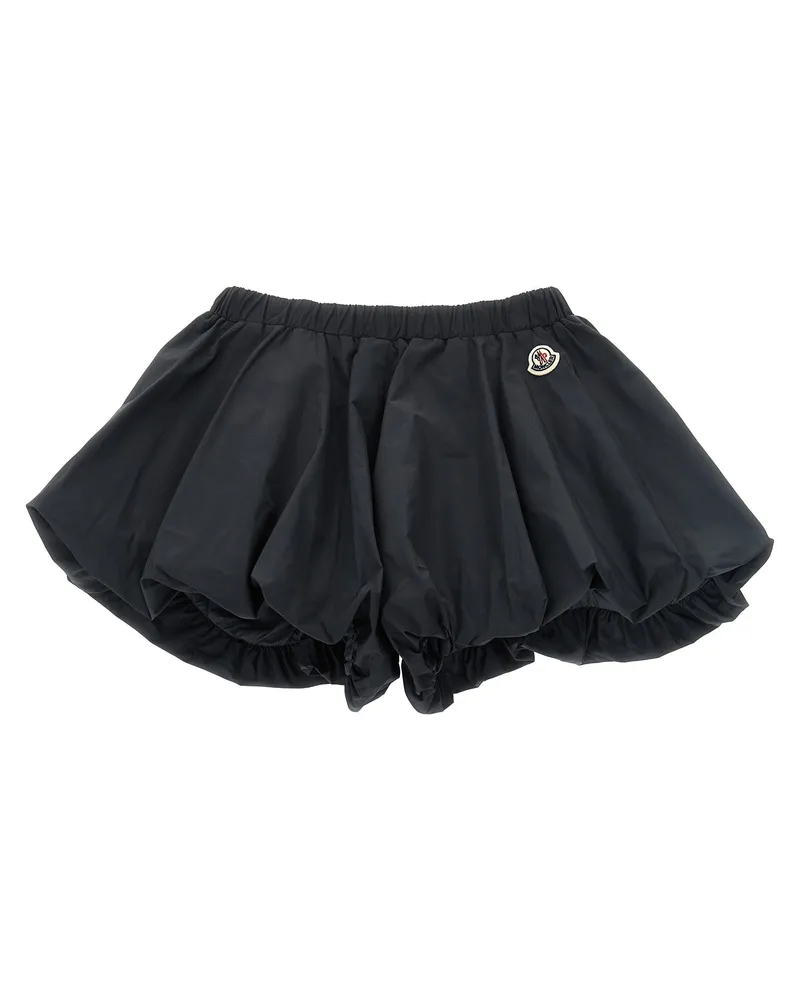 Moncler Taffeta Balloon Shorts — Black Black