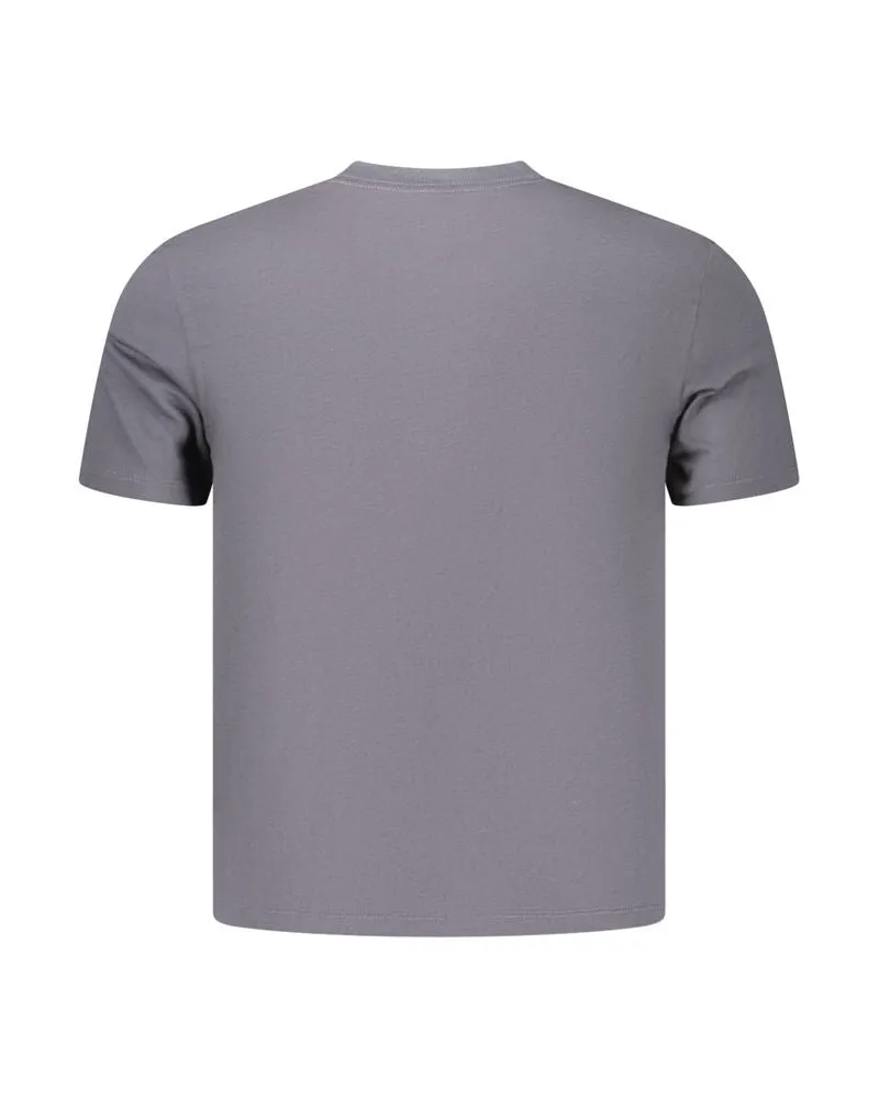 Calvin Klein Cotton Logo Print T-Shirt — Gray Gray