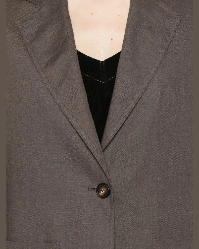 PANICALE Cashmere Women's Belted Single-Breasted Jacket Ss26 W Taupe