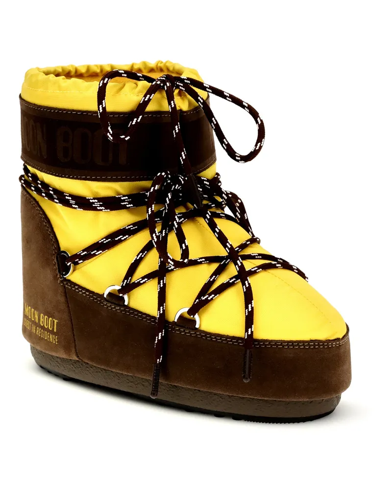 Moon Boot Women's X Guest Residence Icon Low Sunflower-Cocoa Sunflower/cocoa Yellow