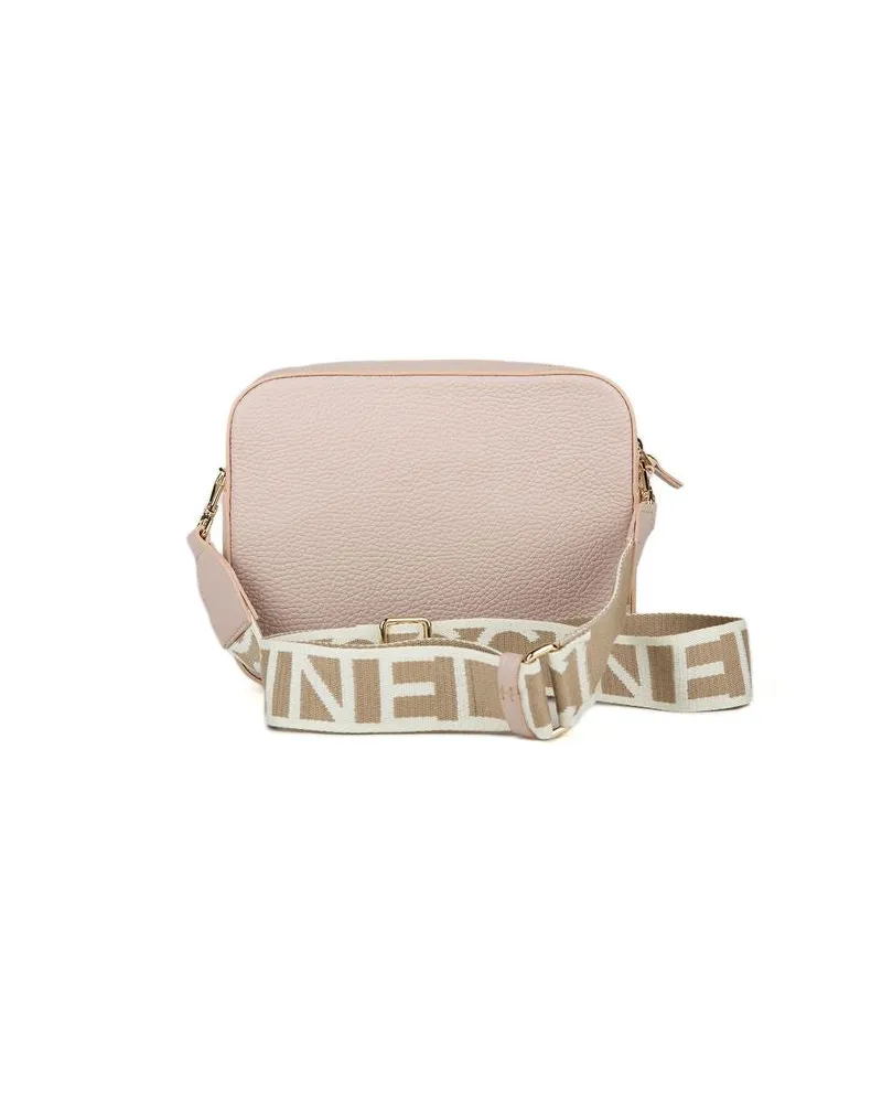 Coccinelle Women's Mini Crossbody Bag Nude Cowhide | Ribbon: Polyester Crossbody-bags Beige