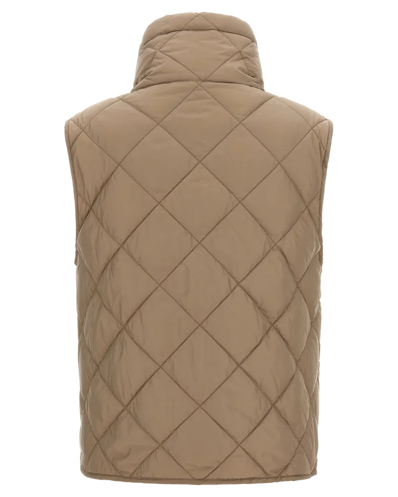 Max Mara Tregic Vest — Beige Beige