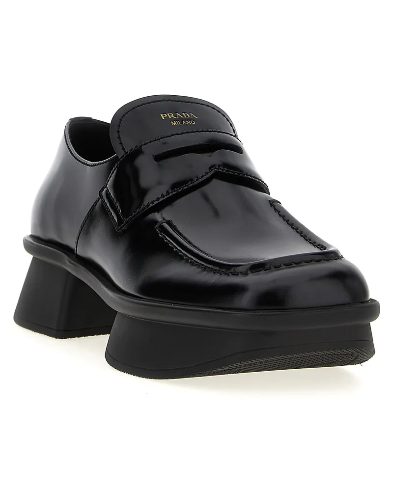 Prada Equal Loafer — Black Black
