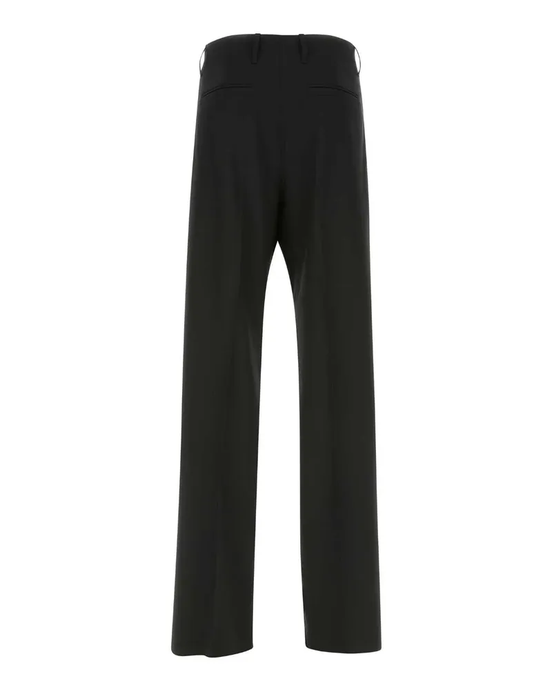 Versace 10067141a03848 1b000 Exterior: Wool Elastane Pantaloni Trousers Black