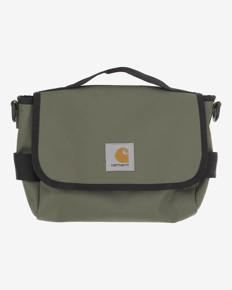Carhartt WIP Men's Shoulder Bag Kyle Green Recycled Polyester Canvas Green