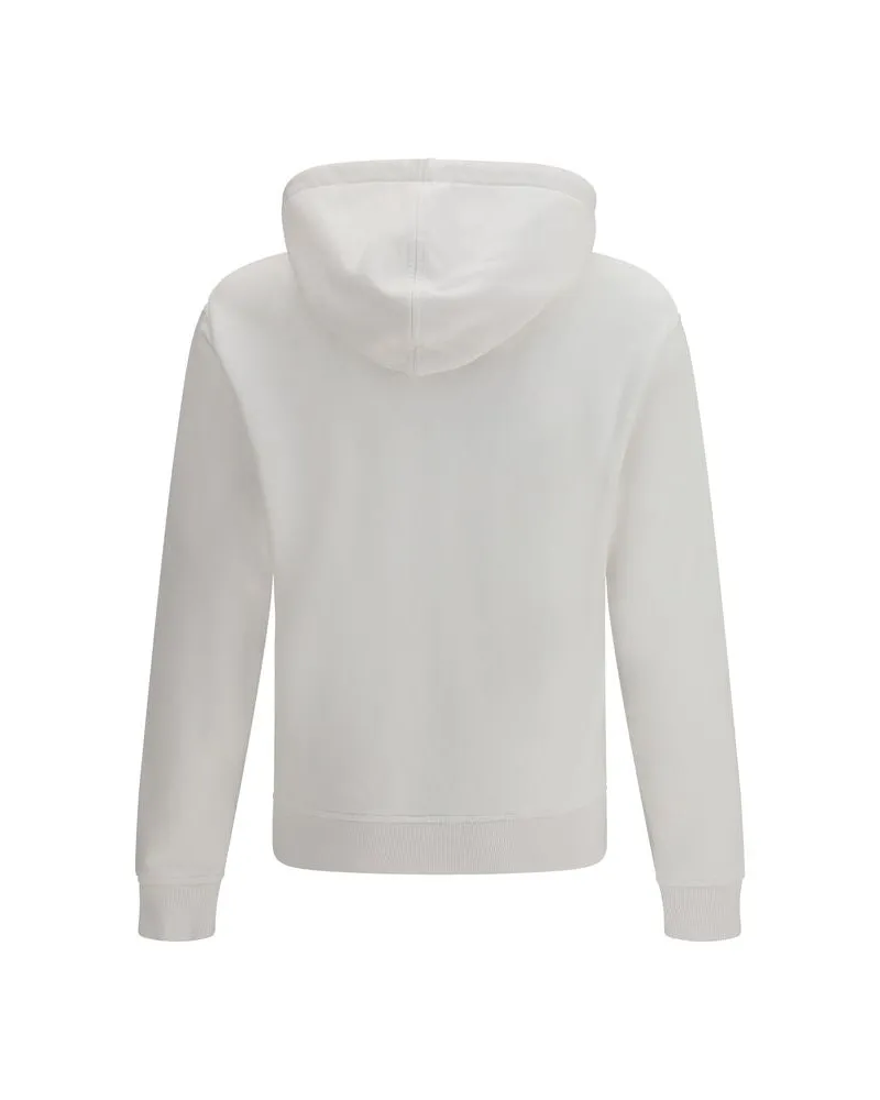 AMI Paris Men's White Cotton Sweatshirt Clothing White