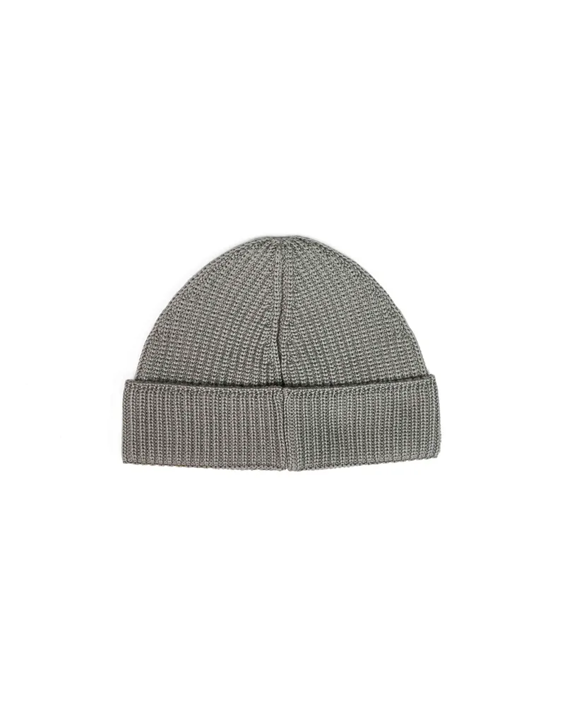C.P. Company Men's Beanie Extra-Fine Merino Wool Beige Hat Beige