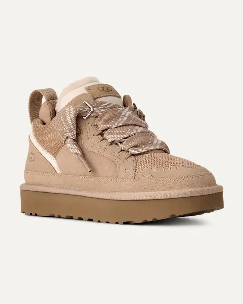 UGG Suede Platform Sneaker — Sand Sand