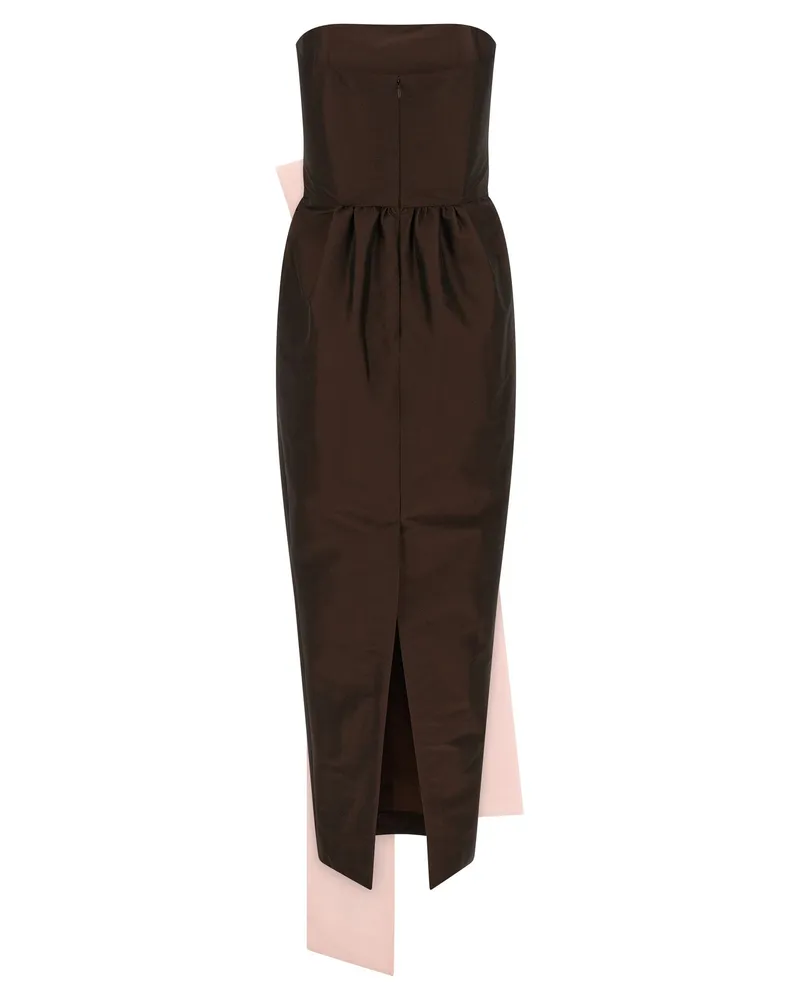 BERNADETTE Lina Dress — Brown Brown