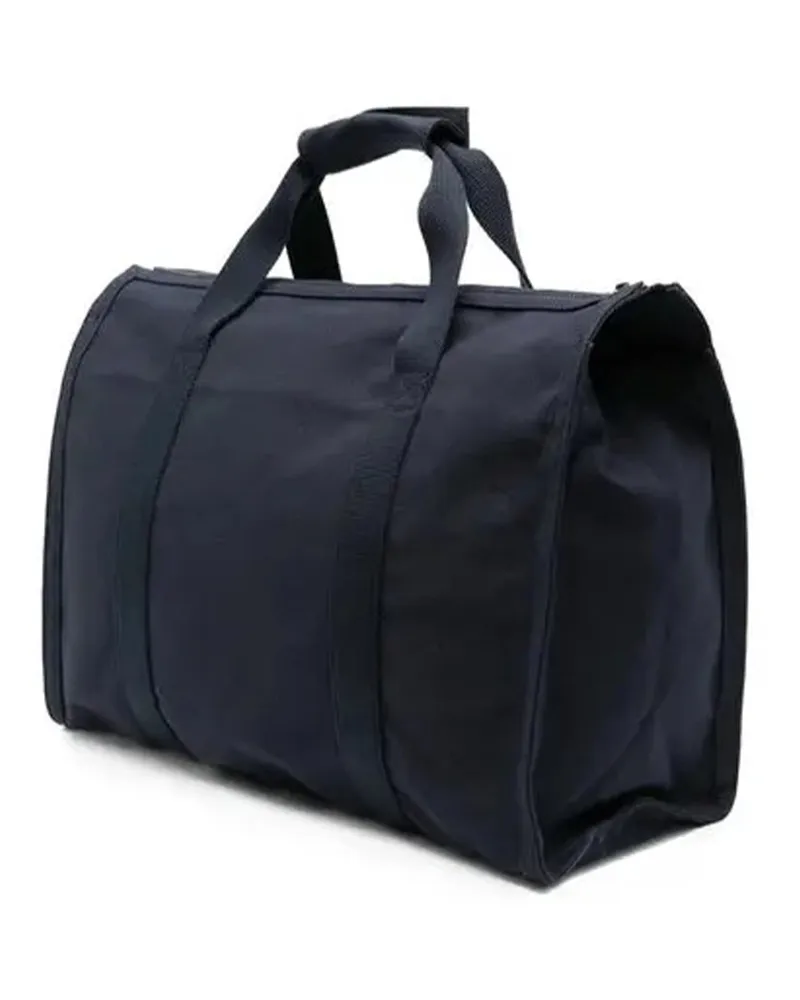 A.P.C. Unisex Gym Bag Dark Navy Cotton Handbags Hand Navy