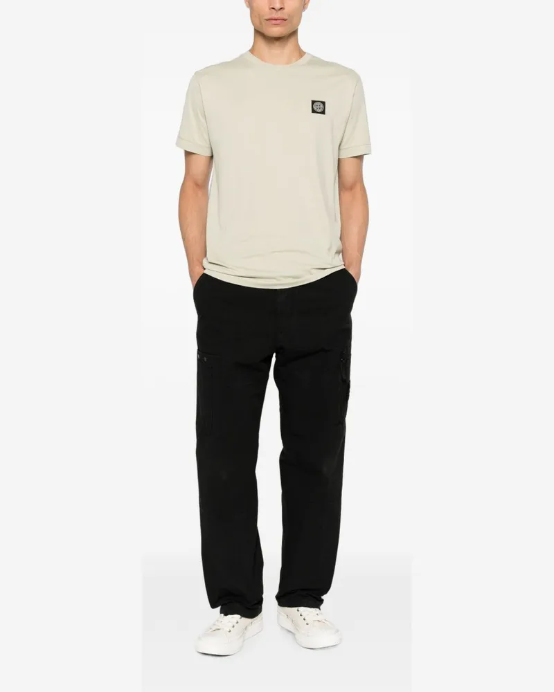 Stone Island Men's Cotton Trousers Black Black