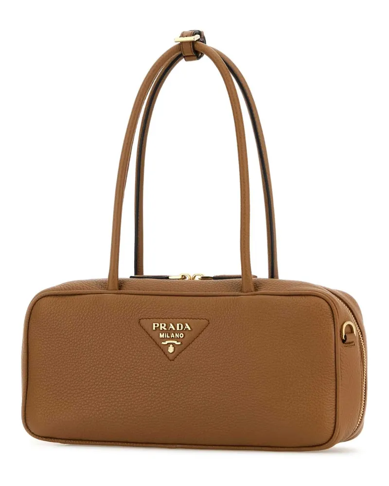 Prada Women's Caramel Leather Shoulder Bag 0 1 N Borse A Mano Caramel