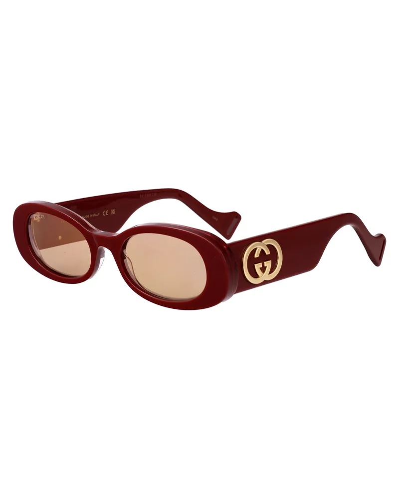Gucci Women's Sunglasses Gg0517s Burgundy Acetate Burgundy-Burgundy-Brown Burgundy/burgundy/brown Burgundy