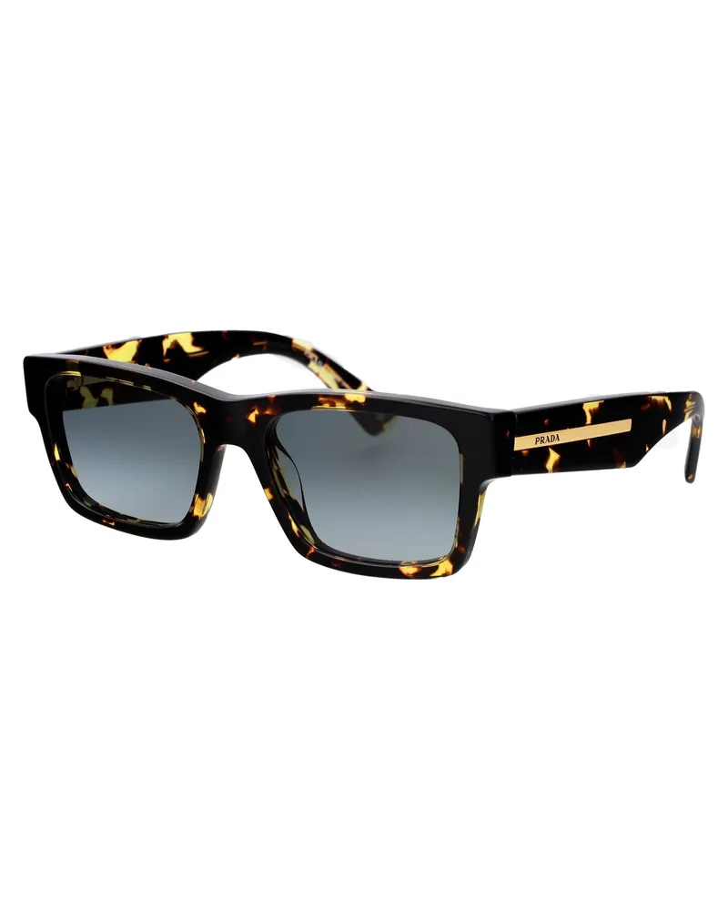 Prada Men's Sunglasses Black Malt Tortoise Acetate Black