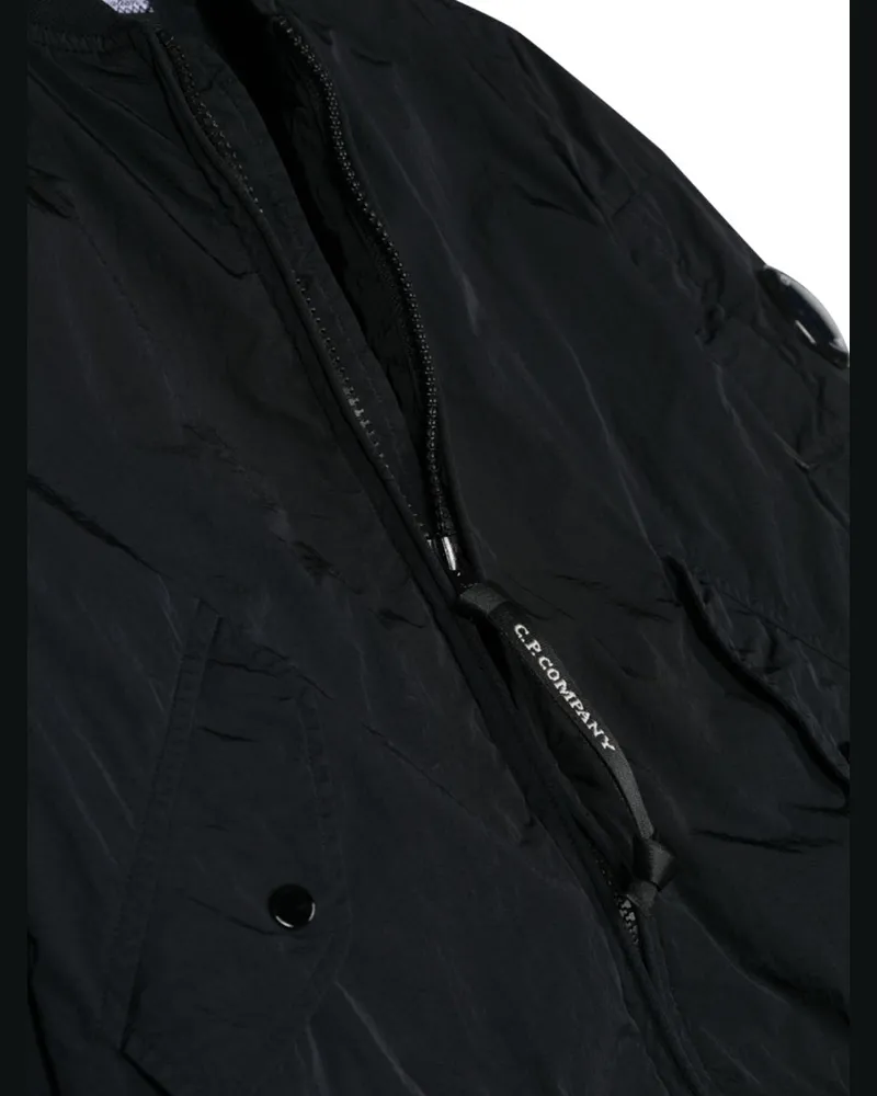 C.P. Company Streamlined Nylon Bomber Jacket — Blue Blue
