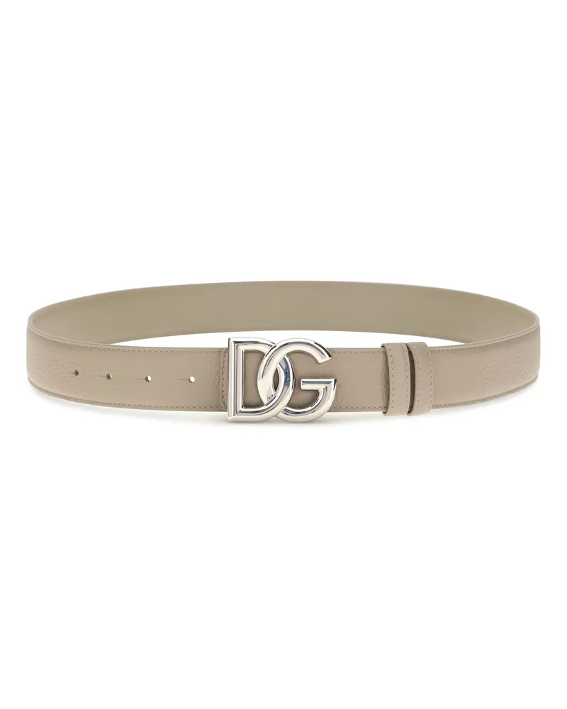 Dolce & Gabbana Men's Leather Belt Talpa Calf Bos Taurus E Braces Beige