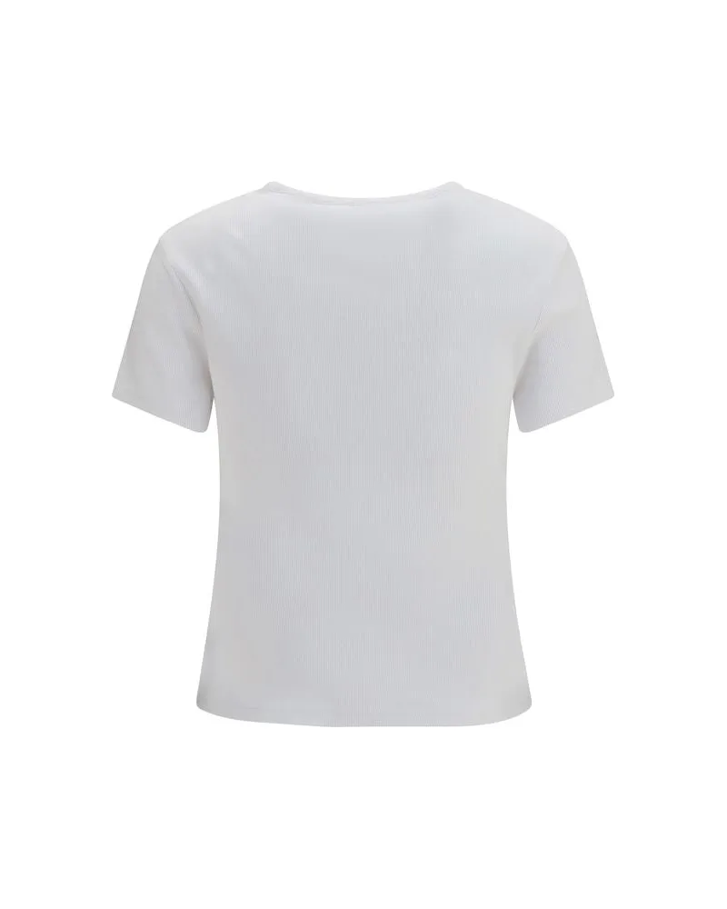 OFF-WHITE Women's White Cotton T-Shirt White