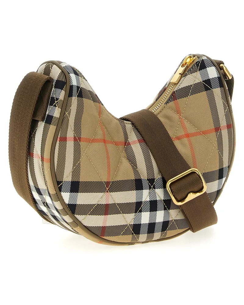 Burberry Women's Multicolor Polyamide Crossbody Bag Beige