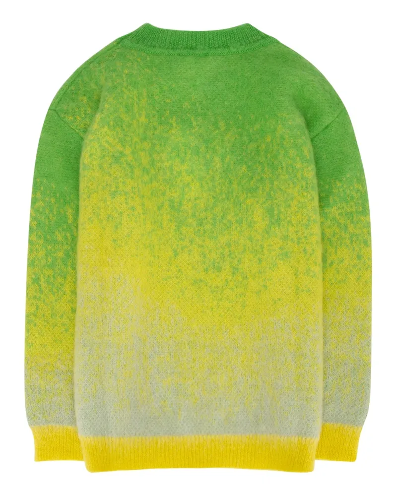 Fendi Boys' Maglia Giallofluomulticol Maglieria Sweater Green