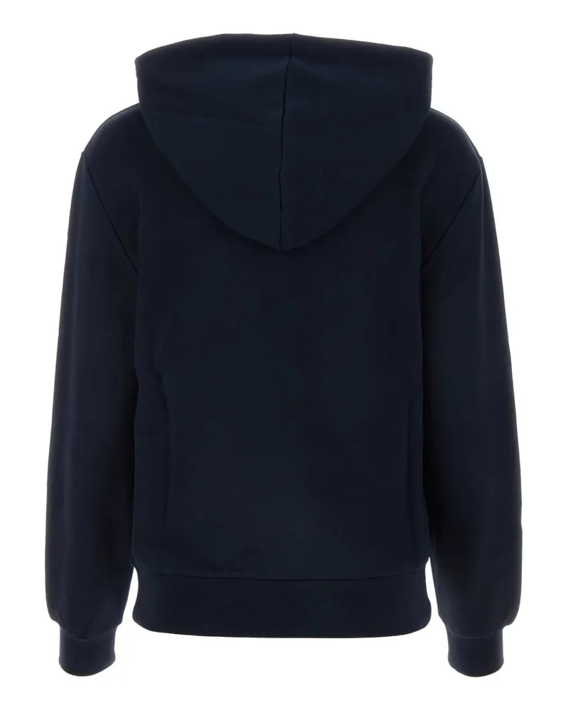 A.P.C. Women's Midnight Blue Cotton Sweatshirt Darknavyecru Coton Biologique Felpe Navy