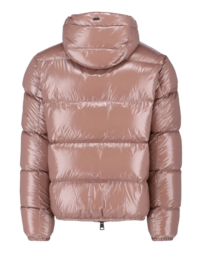 Herno Men's Jackets Brown Polyamide Pink