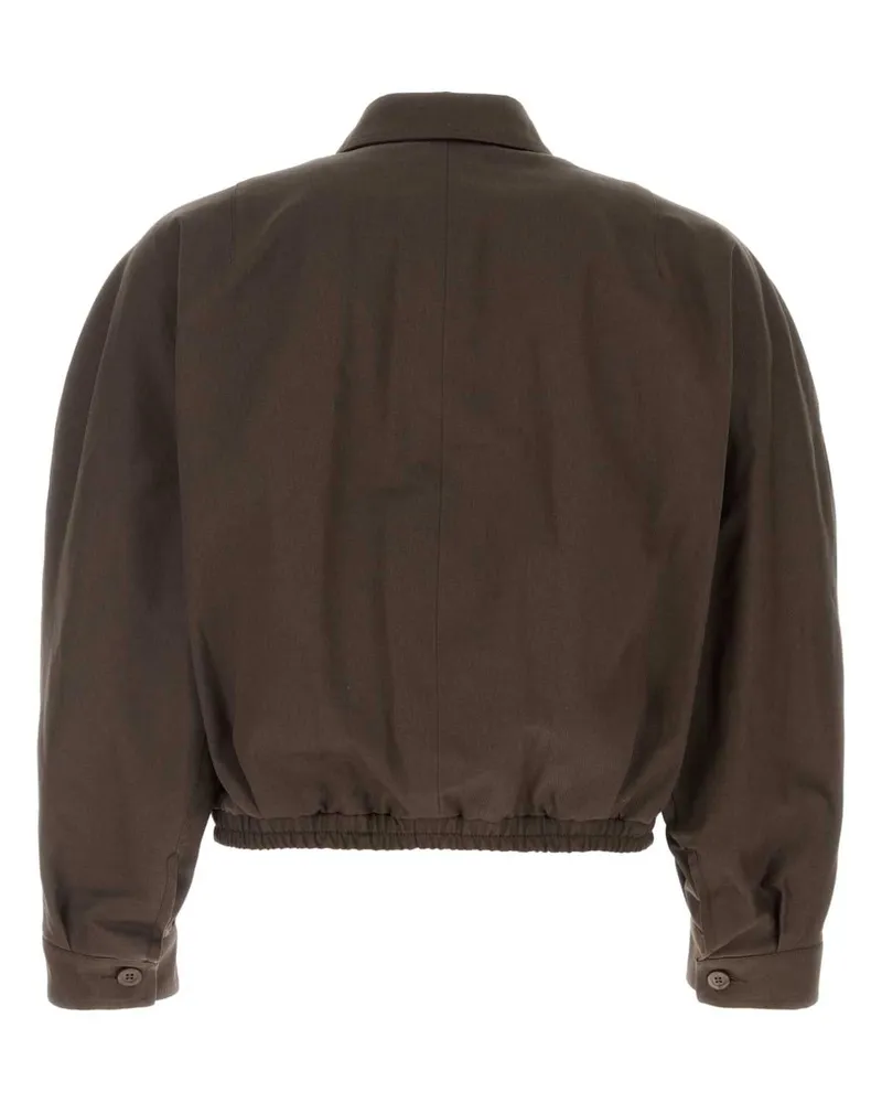 Magliano Men's Chocolate Cotton Work Jacket 76_brown Giubbini Brown