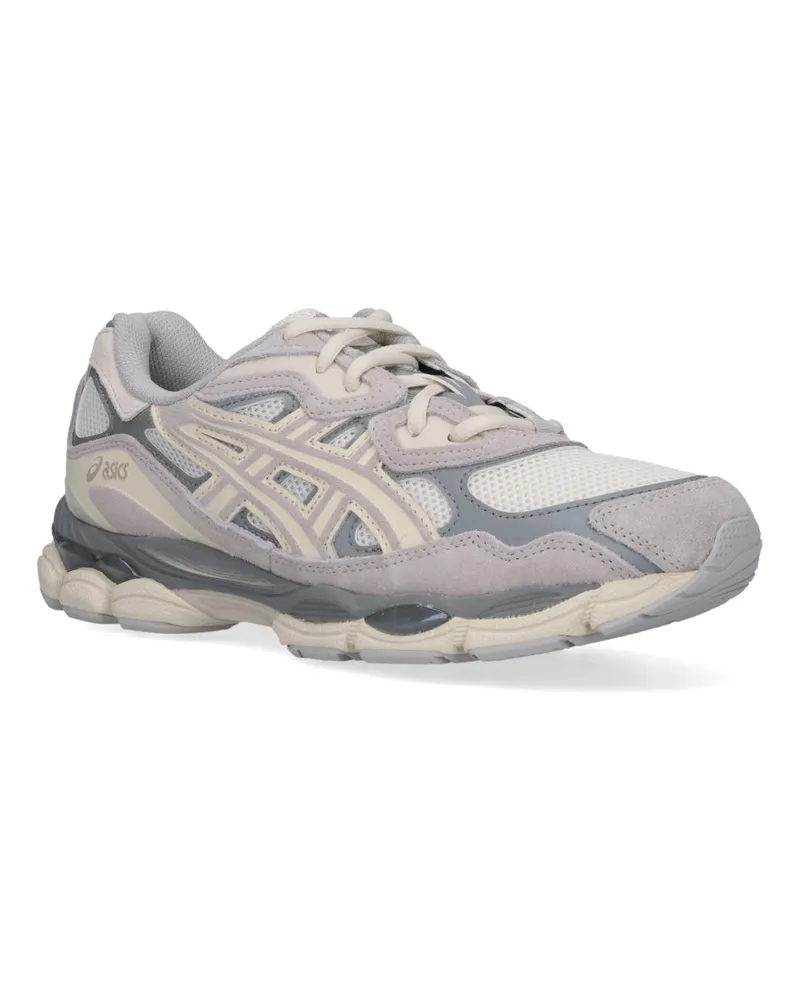 Asics Men's Sneakers Grey Leather Gray
