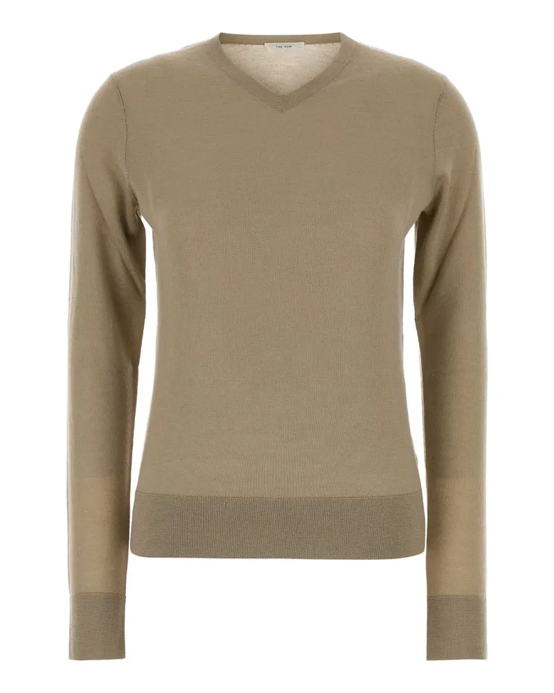 The Row Ondre Sweater — Taupe Taupe