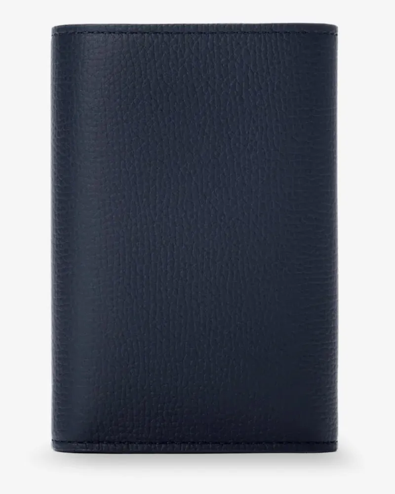 Loewe Women's Leather Wallet Anagram Blue & Purses Navy